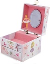 Caja / Joyero Musical Cuadrada -Bailarinas-