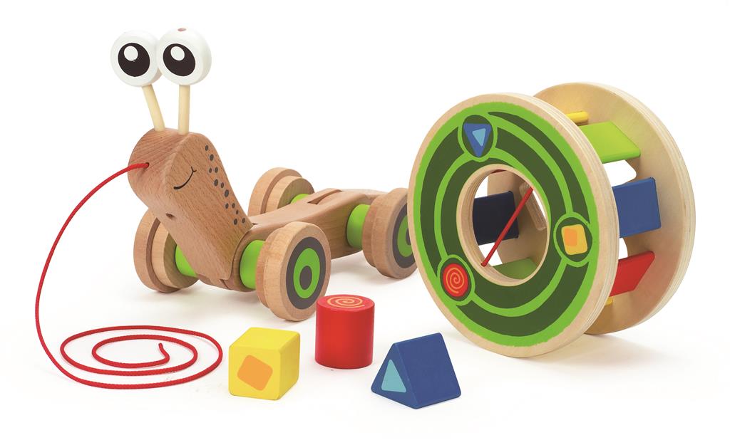 Arrastre Infantil Madera -Caracol- Hape