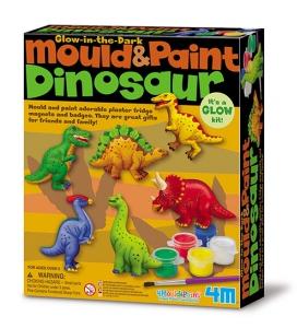 Moldea y Pinta -Dinosaurios- 4M