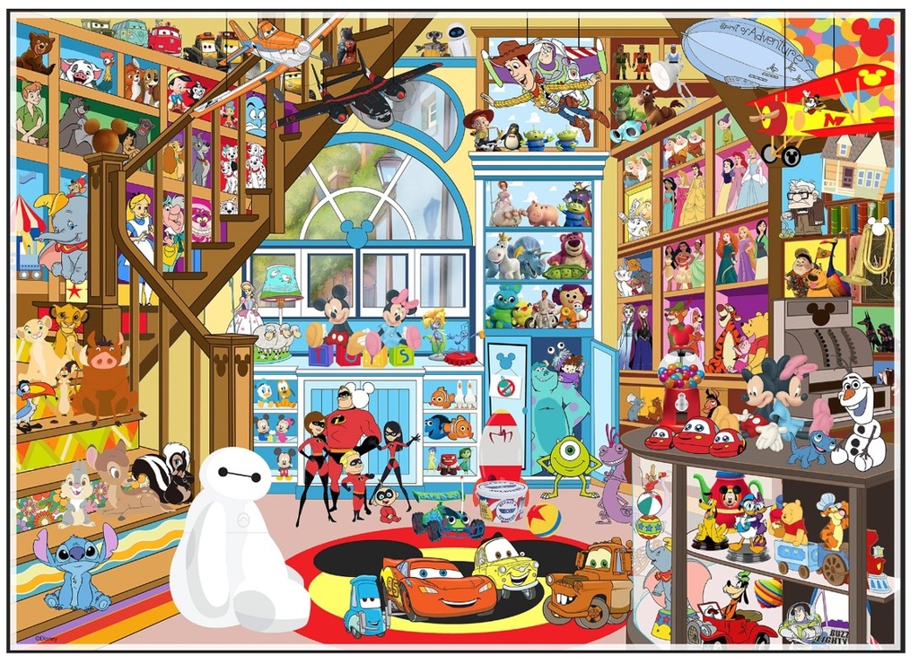 Puzzle 1000 piezas -Tienda de Juguetes Disney- Ravensburger