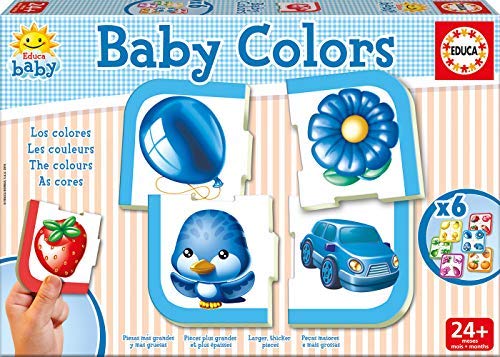 Set 6 Minipuzzles Baby Colors Educa