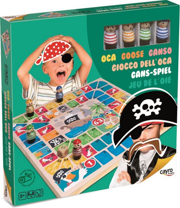 Juego Oca Piratas Cayro