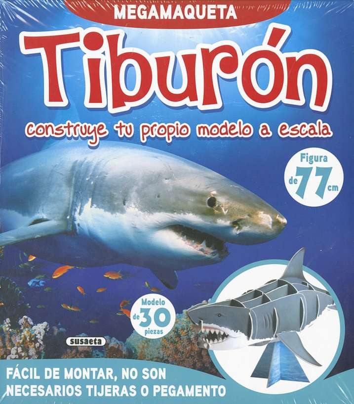 Megamaquetas -Tiburón- Susaeta Ediciones