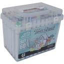 Rotuladores -Twin Brush- Doble Punta Base Alcohol (60 Colores) Artis Decor