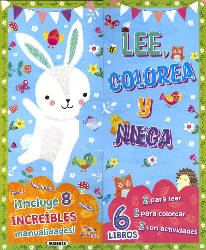 Lee, Colorea y Juega - Susaeta Ediciones