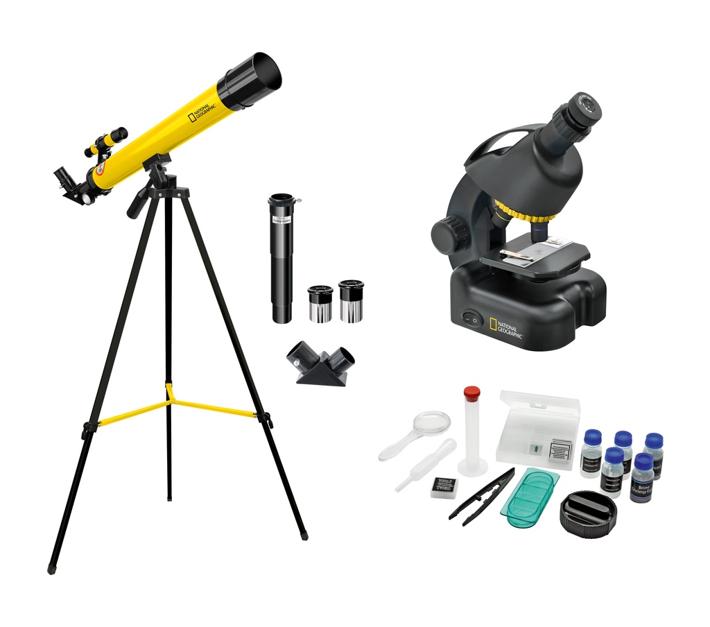 Set Telescopio + Microscopio -National Geographic- Bresser