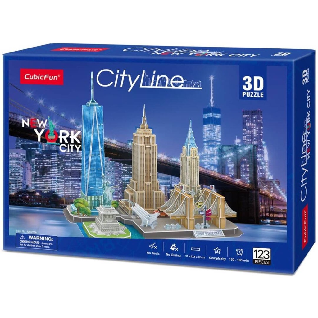 Set Construcción -New York- Cubic Fun 3D -City Line