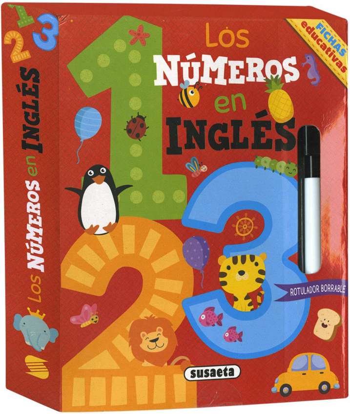 Fichas Educativas -Los Números en Inglés- Susaeta Ediciones