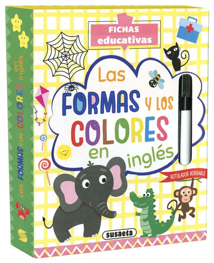 Fichas Educativas -Formas y Colores en Inglés- Susaeta Ediciones