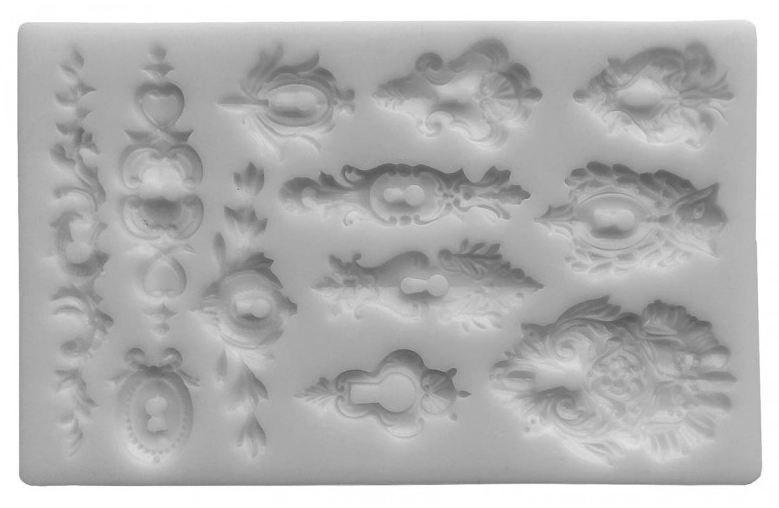 Molde Silicona -Fornituras- 12 x 19 cm. Cadence