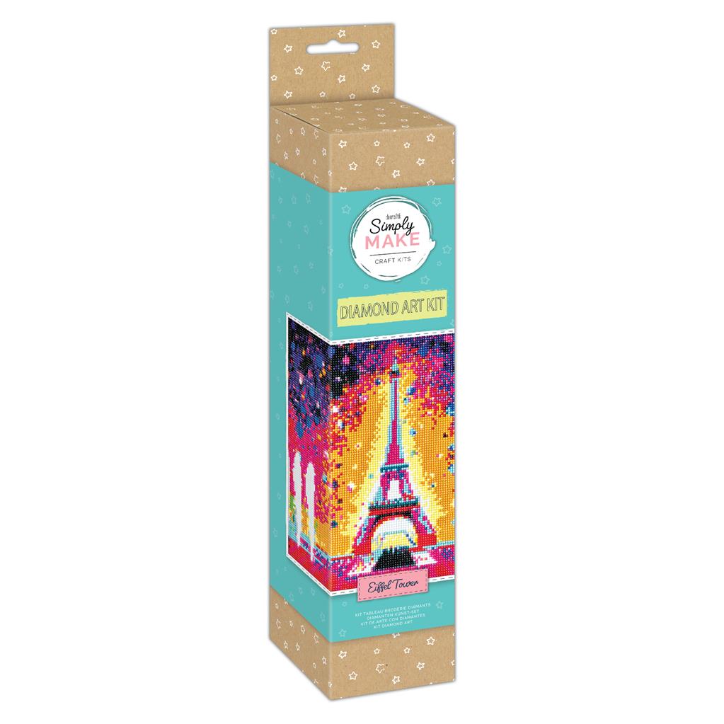 Set Pintar con Diamantes -Torre Eiffel- Simply Make