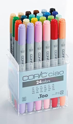 Estuche 24 Rotuladores Copic Ciao