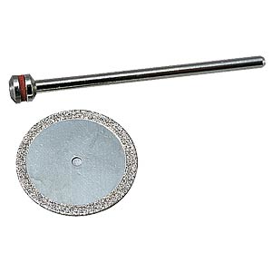 Hoja Sierra Circular Mini Diamante 20 mm. + Vástago Proxxon