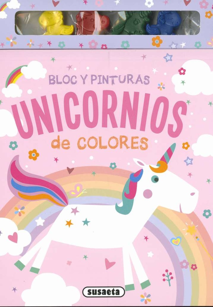 Bloc y Pinturas -Unicornios- Susaeta Ediciones