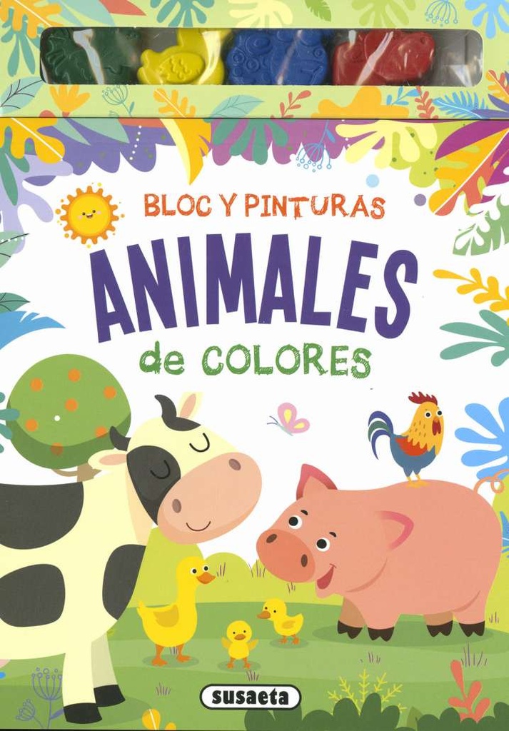 Bloc y Pinturas -Animales- Susaeta Ediciones