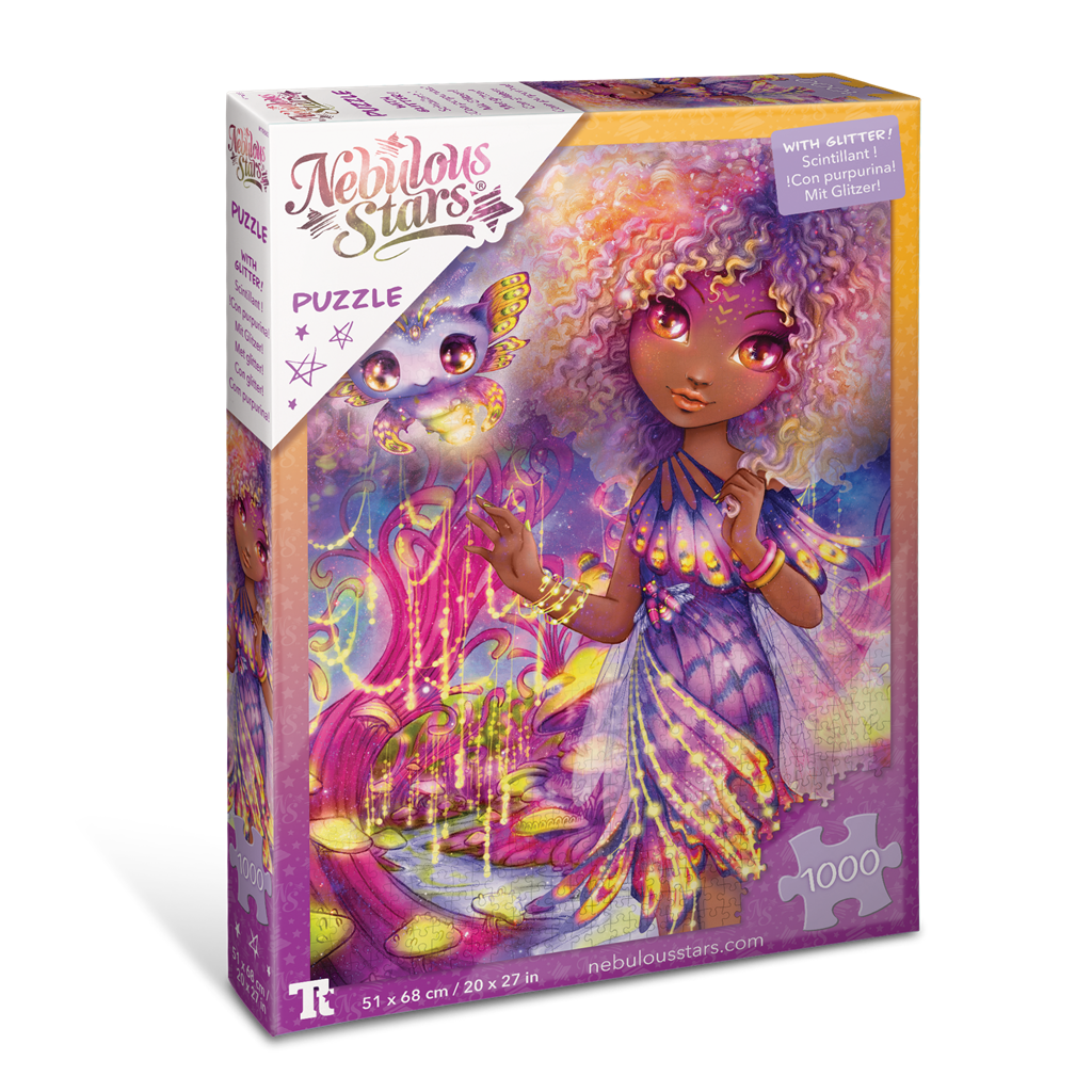 Puzzle 1000 piezas Brillante Glitter -Orelia & Luminia- Nebulous Stars