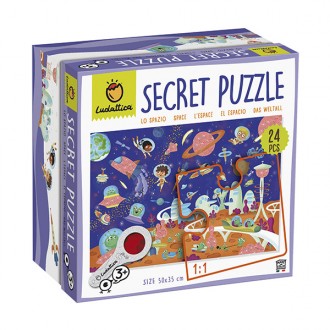 Puzzle Secreto 24 piezas -El Espacio- Ludattica