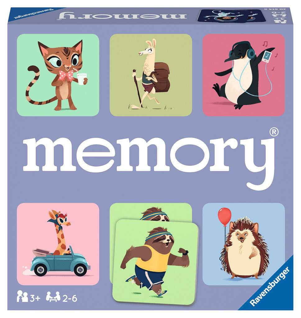 Juego Memory -Happy Animals- Ravensburger