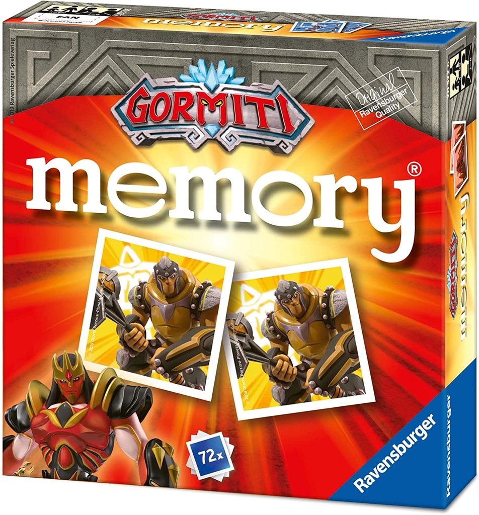 Juego Memory -Gormiti- Ravensburger