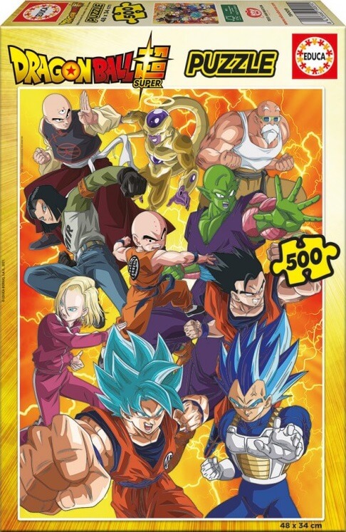 Puzzle 500 piezas -Dragon Ball Super- Educa