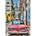 Puzzle 1000 piezas -Coche en la Habana- Educa