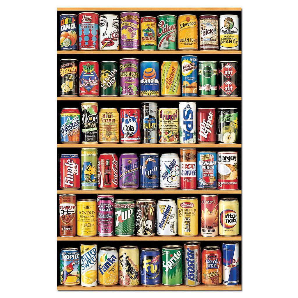 Puzzle 1000 piezas Miniatura -Latas- Educa