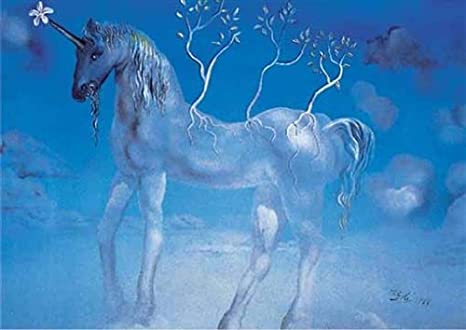 Puzzle 1500 piezas -El Unicornio Alegre, Dalí- Ricordi