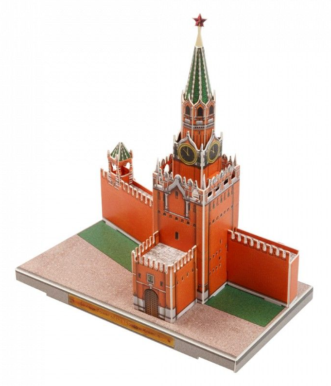 Kit Construcción -Torre de Spasskaya, Moscú- Clever Paper