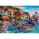 Puzzle 3000 piezas -Puesta de Sol en Como- Educa