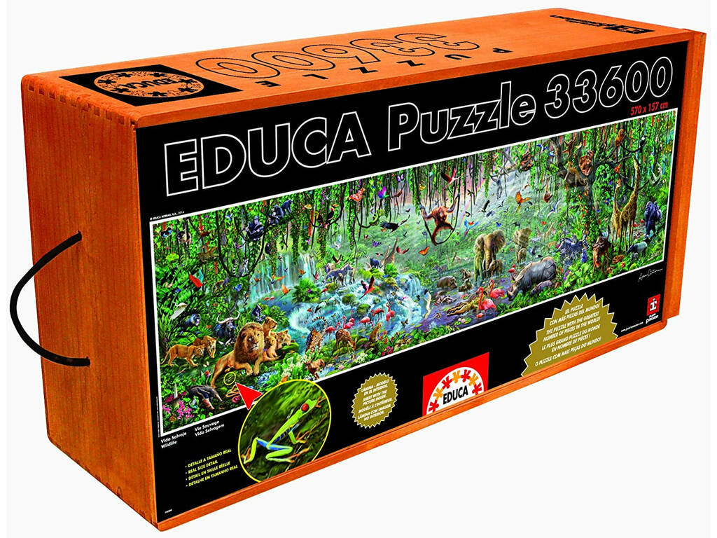 Puzzle 33600 piezas -Vida Salvaje- Educa