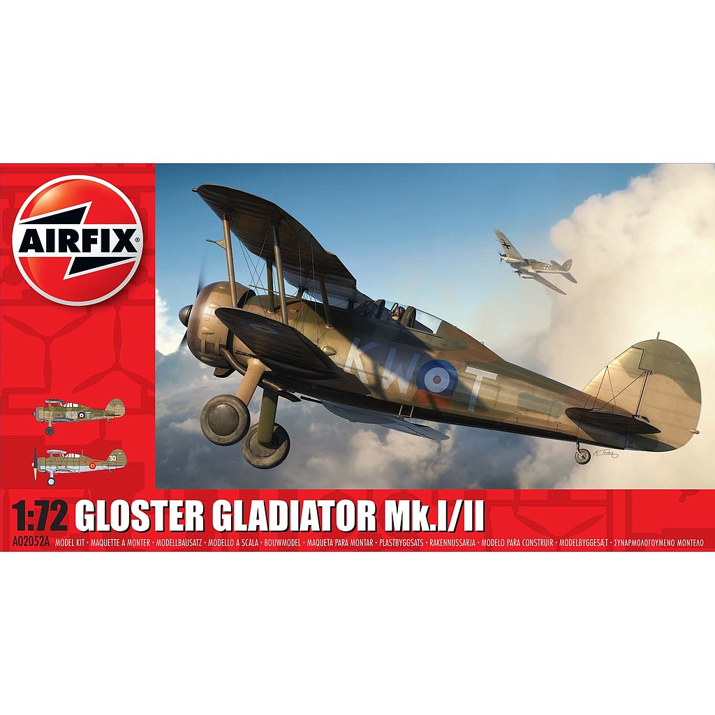 Avión 1/72 -Gloster Gladiator Mk.I / Mk.II- Airfix