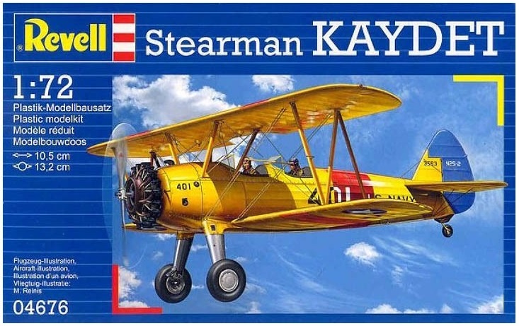 Avión 1/72 -Stearman Kaydet- Revell