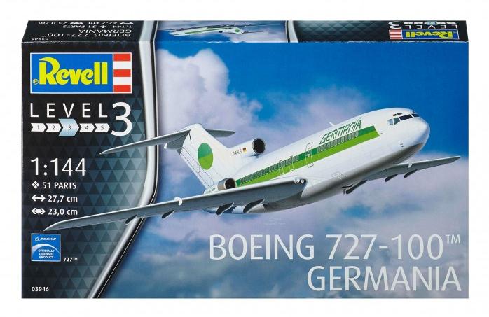 Avión 1/144 Boeing 727-100 Germania Revell