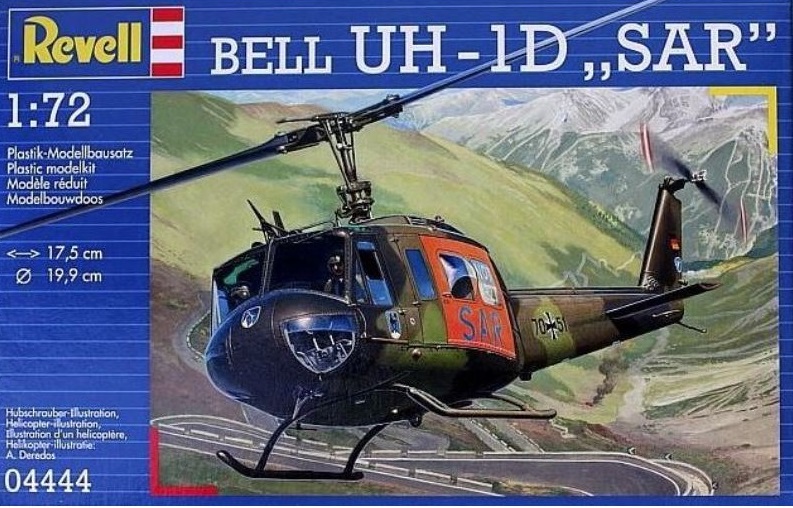 Helicóptero 1/72 Bell UH-1D "SAR" Revell