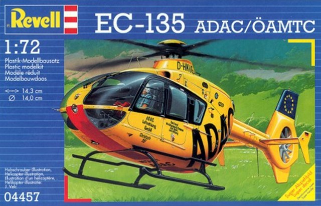 Helicóptero 1/72 &quot;EUROCOP EC-135&quot; Revell
