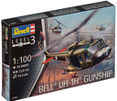 Helicóptero 1/100 -Bell UH-1H Gunship- Revell