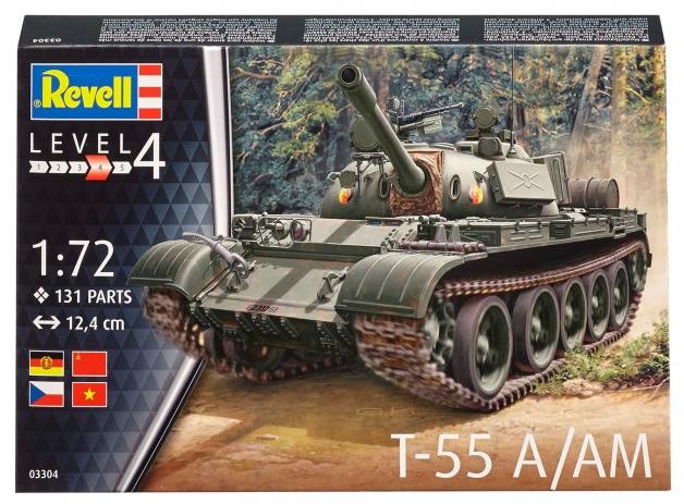 Carro 1/72 Tanque -T-55 A/AM- Revell