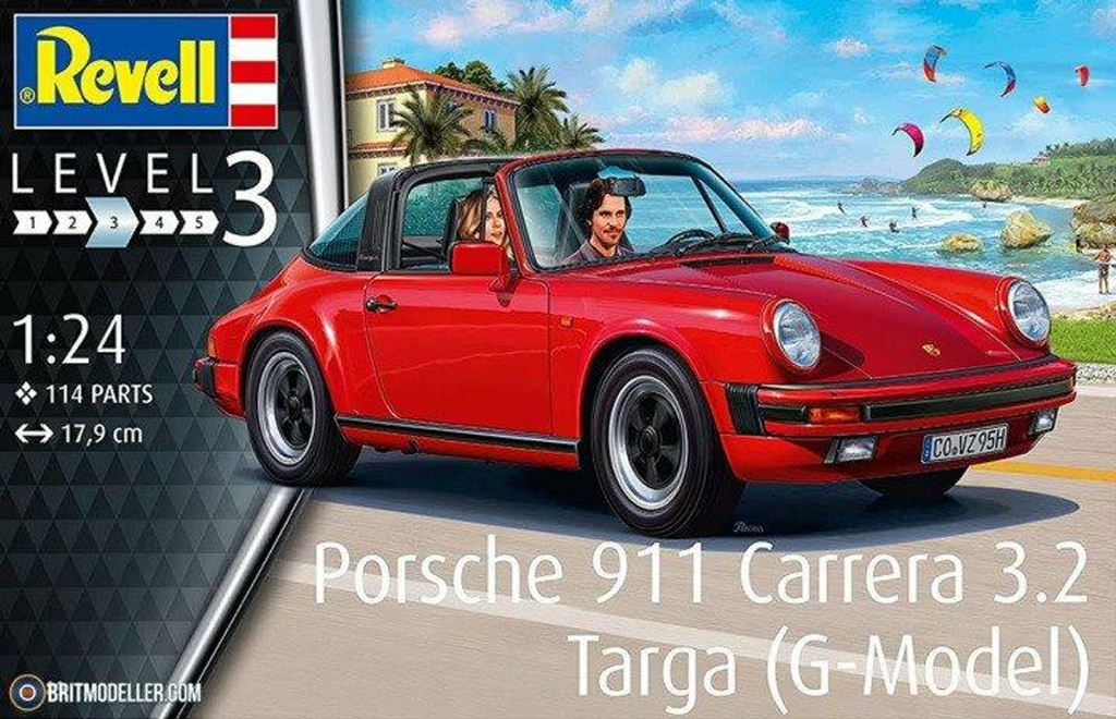 Coche 1/24 -Porsche 911 Carrera 3.2 Targa (G-Model)- Revell