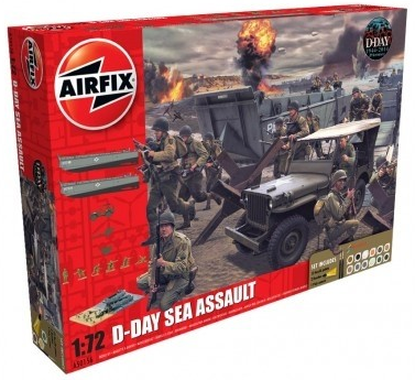 Set Dihorama 1/72 -Asalto Dia "D" Normandia- Airfix