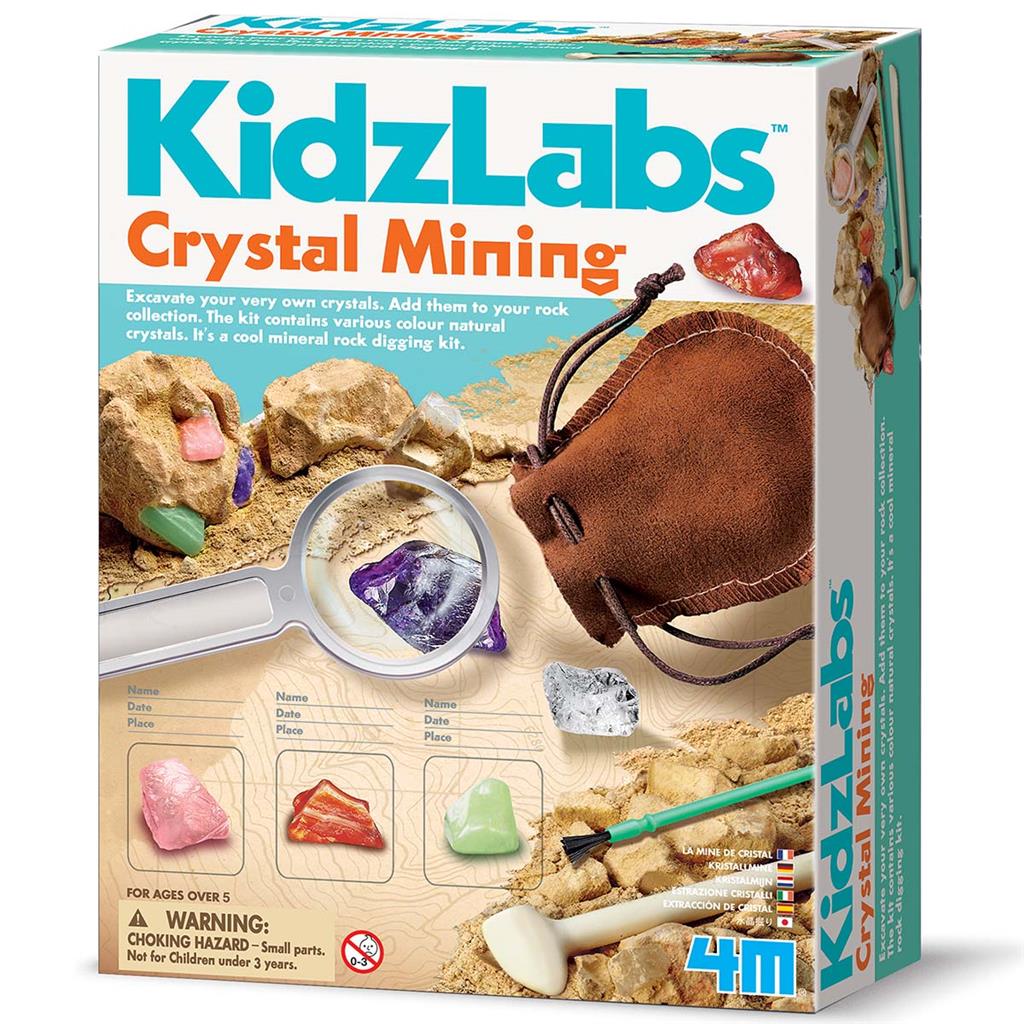 KidzLabs Set Minería Cristalina 4M