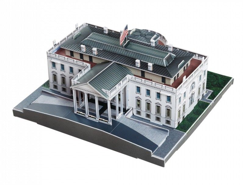 Kit Construcción -La Casa Blanca, Washington- Clever Paper