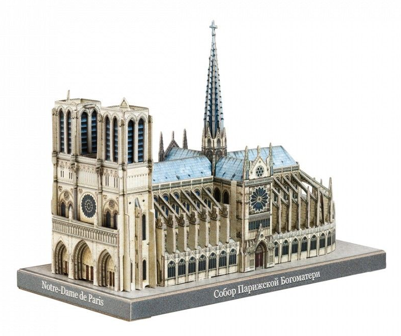 Kit Construcción -Catedral Notre Dame, París- Clever Paper