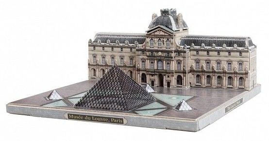 Kit Construcción -Museo del Louvre, París- Clever Paper