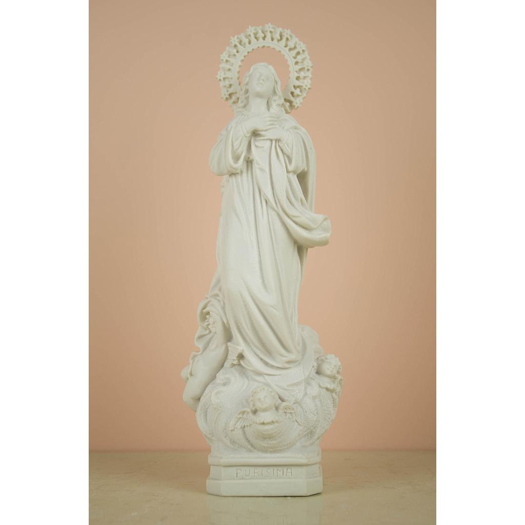 Virgen Inmaculada 24,5 cm. Marmolina
