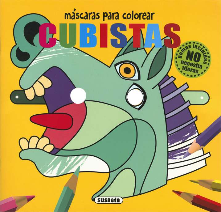 Máscaras para Colorear: Cubistas - Susaeta