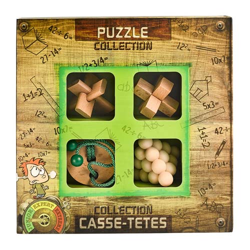 Set 4 Puzzles Madera -Junior- Eureka