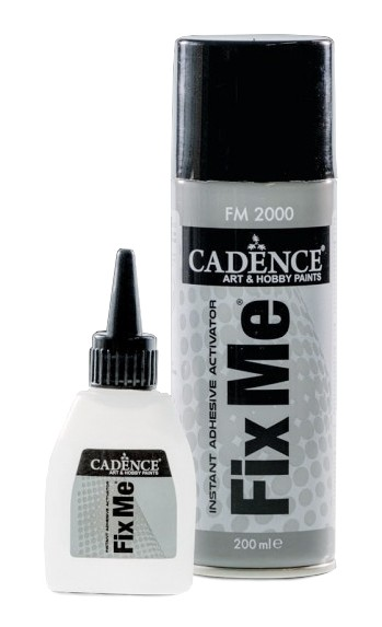 Adhesivo Cianocrilato + Activador -Fix Me Quick Glue- 50 + 200 ml. Cadence