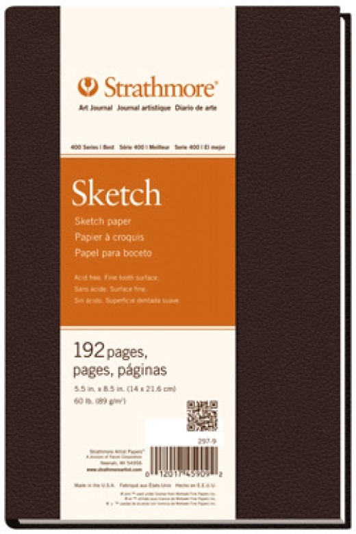 Bloc Sketch Art Journal 96 Hojas 14 x 21,6 cm. 89 gr. Cosido Strathmore