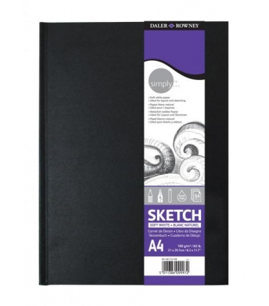 Bloc Sketch 54 Hojas 100 gr. Tapa Dura Cosido Daler-Rowney