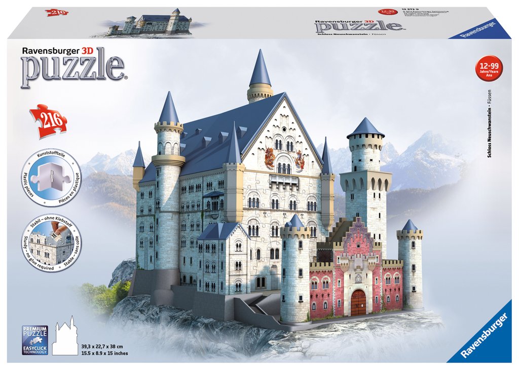 Puzzle 3D Maxi -Neuschwanstein Castle- Ravensburger